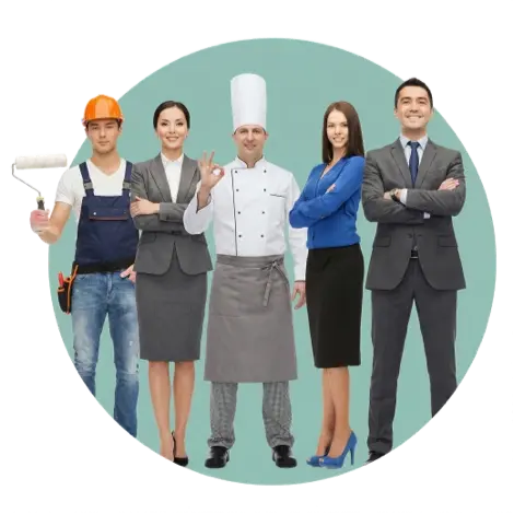 Персонал агентства подбора персонала готовы к работе